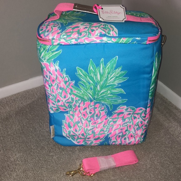 Lilly Pulitzer Bags Lilly Pulitzer Wine Beach Cooler Tote Bag Nwt